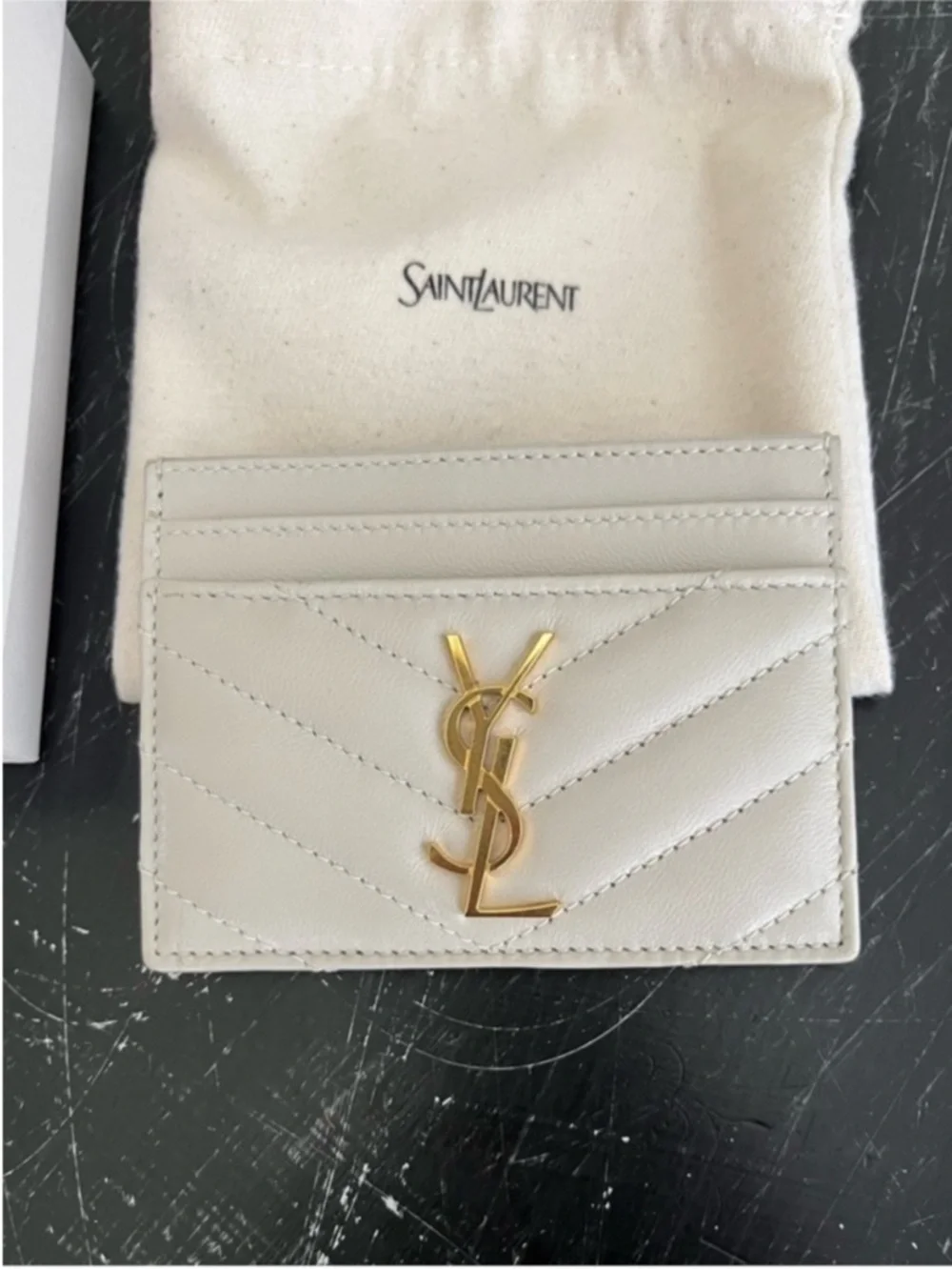 YSL Lambskin Card Holder - Picture 9 of 16